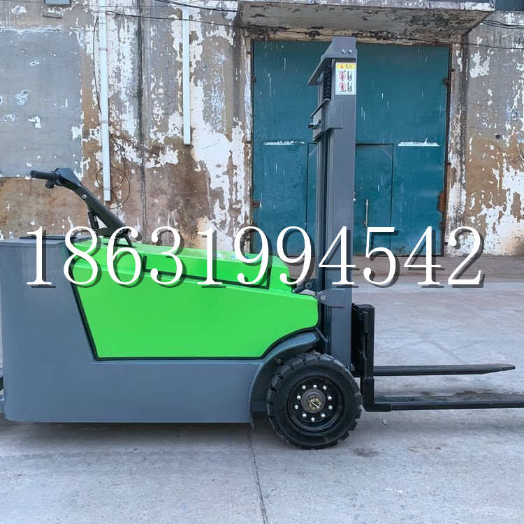 瑞丽市小型电动叉车1吨2吨步行站驾式电瓶堆高充电装卸车液压升降车铲车